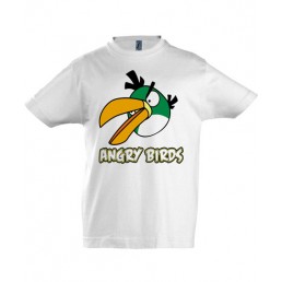 Футболка для мальчика Angry Birds зеленая птица