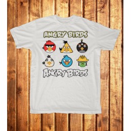 Футболка мужская Angry Birds, персонажи