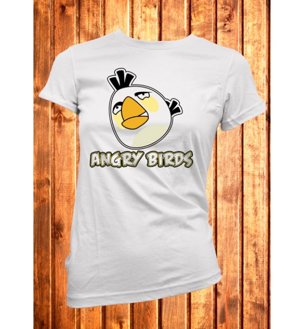 Футболка женская Angry Birds белый