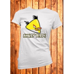 Футболка женская Angry Birds желтый