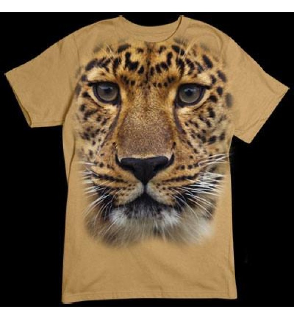 3D футболка Леопард