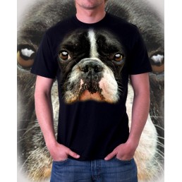 3D Футболка Бостонский терьер