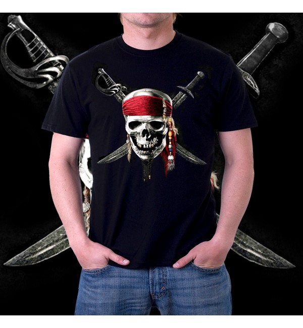 Мужская 3д футболка Пират