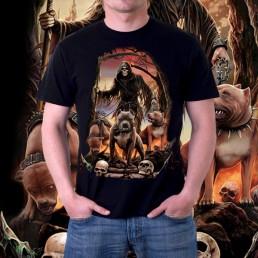 Мужская футболка 3д Deaths Pack