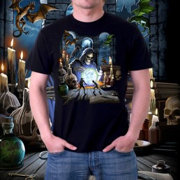 Мужская 3д футболка Reaper spell