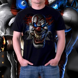 Мужская футболка 3д Joker clown