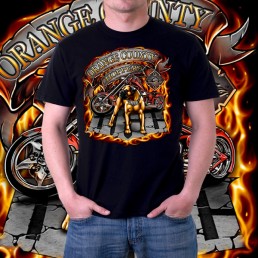 Мужская 3д футболка Orange county