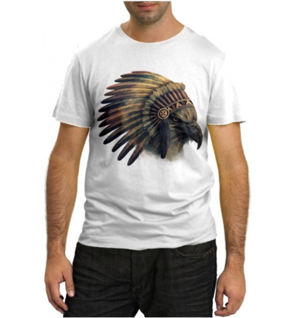 Модная футболка Орел индеец