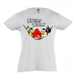 Футболка для девочки  Angry Birds 1