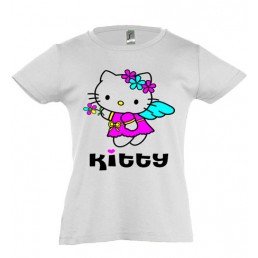 Футболка для девочки  Kitty