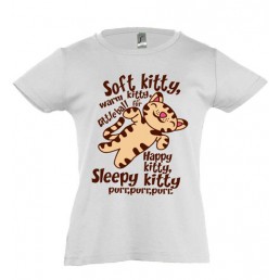 Футболка для девочки  Плюшевая кошечка 