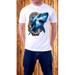 Футболка мужская Акула