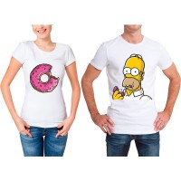 Парная футболка Пончик