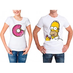 Парная футболка Пончик