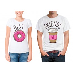 Парные футболки для двоих Best Friends