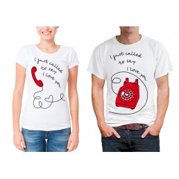 Парные футболки для двоих Я только позвонил...