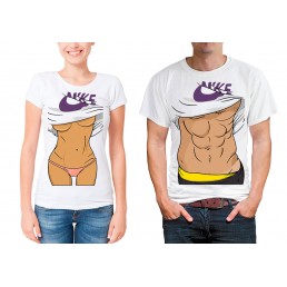 Парные футболки для двоих Торс