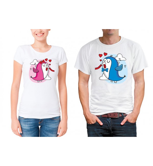 Парные футболки для двоих Птички