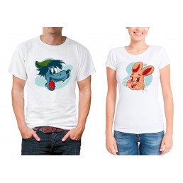 Парные футболки для двоих Ну погоди!