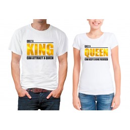 Парные футболки Только король и королева