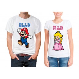 Парные футболки Супер марио