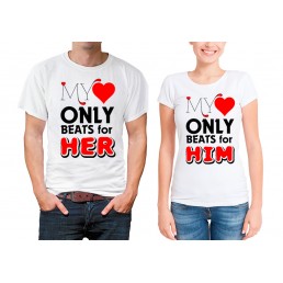 Парные футболки Моё сердце