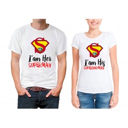 Парные футболки Супермены