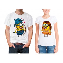 Парные футболки Влюбленные миньйоны