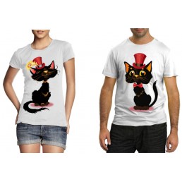 Парные футболки Коты аристократы