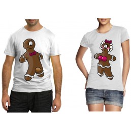 Парные футболки Влюбленные печенюшки