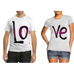 Парные футболки LoVe