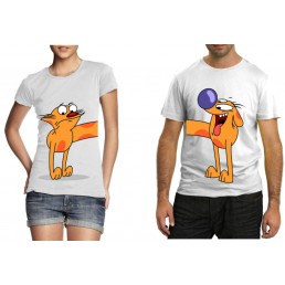 Футболка для двоих Котопес