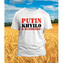 Футболка PUTIN KHUYLO & murderer