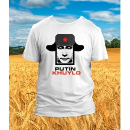 Футболка PUTIN KHUYLO в шапке