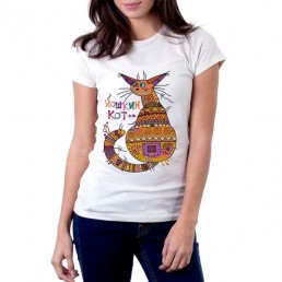 Футболка женская  Йошкин кот 