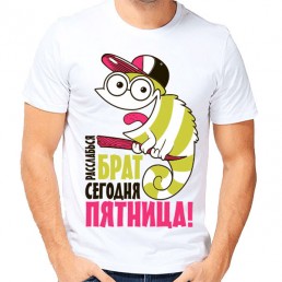 Мужская футболка Сегодня пятница Мужская футболка Сегодня пятница