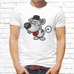 Мужская футболка Мышь Мужская футболка Мышь