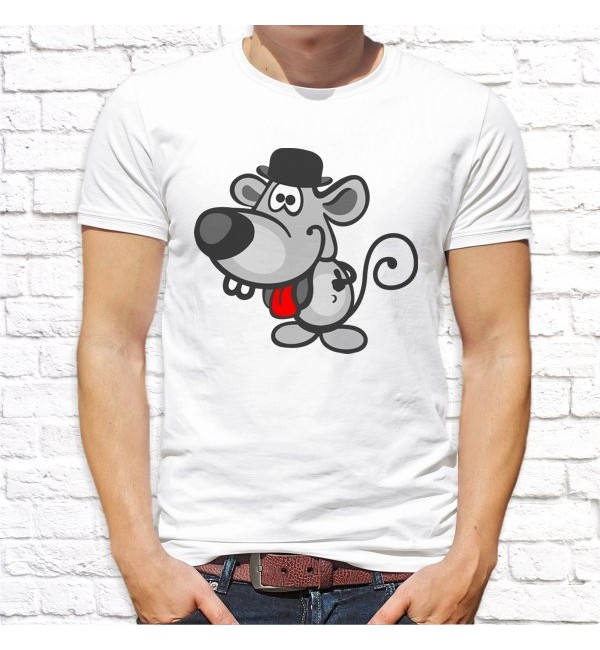Мужская футболка Мышь
