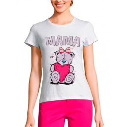 Женская футболка Мама мишка Тедди Женская футболка Мама мишка Тедди
