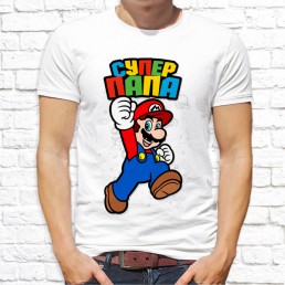 Мужская футболка Супер Папа Мужская футболка Супер Папа