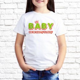 Детская футболка Счастливая семья Детская футболка Счастливая семья