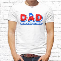 Мужская футболка Счастливая семья Мужская футболка Счастливая семья