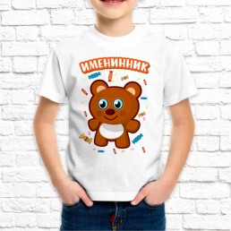 Детская футболка Именинник Детская футболка Именинник