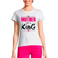 Женская футболка Мама короля