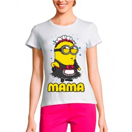 Женская футболка Мама Миньон Женская футболка Мама Миньон