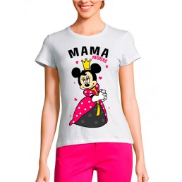 Женская футболка Мама mouse Женская футболка Мама mouse
