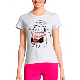 Женская футболка Пингвин мама Женская футболка Пингвин мама