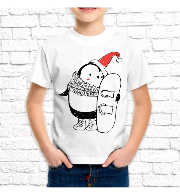 Детская футболка Пингвин сын