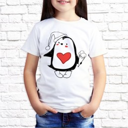 Детская футболка Пингвин дочь Детская футболка Пингвин дочь