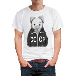 Футболка в стиле SWAG Хрюша СССР